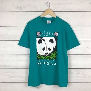 Vintage 1990s San Diego Zoo T-Shirt - Hanes Beefy T